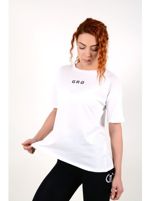 Gymgarage - Grg Hıt Feel-Tshirt-Beyaz