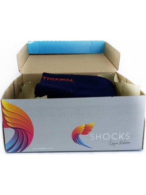 Shocks Tekli Erkek Termal Çorap - 4