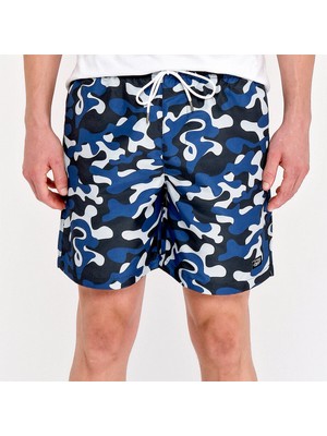 Jack & Jones Jjicali Jjswim Shorts Akm Camo Erkek Mayo Şort 12153543-NAVY
