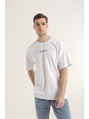 Oksit Brooklyn Erkek Oversize Tshirt