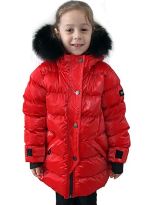 Benitto Kids Kız Çocuk Naturel Kürklü Mont 51220