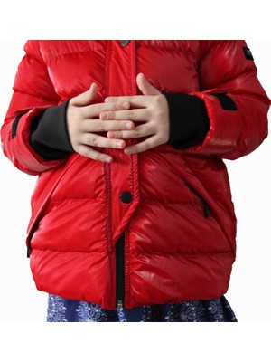 Benitto Kids Kız Çocuk Naturel Kürklü Mont 51220