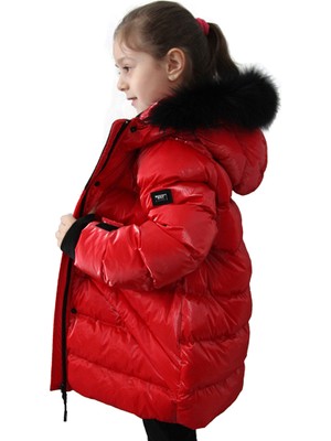 Benitto Kids Kız Çocuk Naturel Kürklü Mont 51220