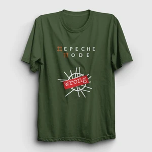 Unisex Haki Wrong Depeche Mode T-Shirt