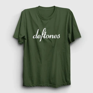 Unisex Haki Logo Deftones T-Shirt