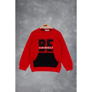 Kız Çocuk Be Yourself Baskılı Sweatshirt