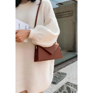 Laura 3 Bölmeli Mıknatıs Kapaklı Deri Askılı Kadın Omuz Çantası BP-4425O