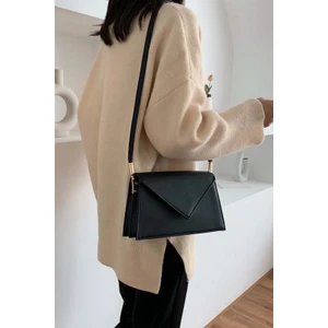 Laura 3 Bölmeli Mıknatıs Kapaklı Deri Askılı Kadın Omuz Çantası BP-4425O