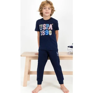 U.S. Polo Assn. Erkek Çocuk Kısa Kol Pijama Takımı