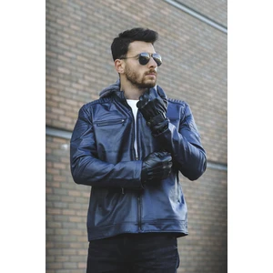 Tuci Cesar Slim Fit Kapüşonlu Deri Ceket