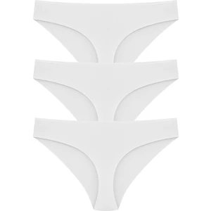 Vanilya Secret Papatya %100 Pamuk Düşük Bel Lazer Kesim Külot 3'lü Paket