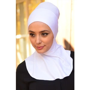 Boyunluklu Bone Beyaz