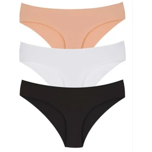 Vanilya Secret Kadın Renkli Düşük Bel Dikişsiz Lazer Kesim Külot 3'lü