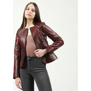 YB-2157  Deri Kadın  Mont