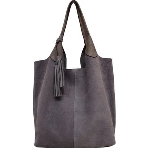 Kadın  Deri Süet El/omuz Çantası Gri YC011969HSD12