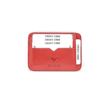 Kindfox Hakiki Deri Para Bölmeli Unisex Kartlık | Cüzdan | Pnc