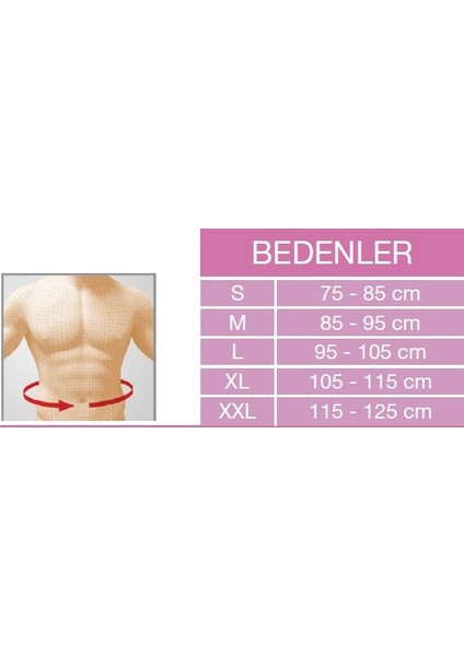 Orlex® Orx-K 508 Kolostomi Korsesi (26CM) (Hava Alabilen , Terlemeyi Önleyen ve Esnek Yapıdadır.)