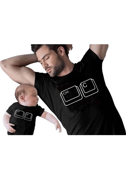 Baba & Oğul Baskılı T-Shirt fırsatları