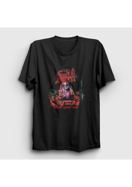 Unisex Siyah Gore Death T-Shirt