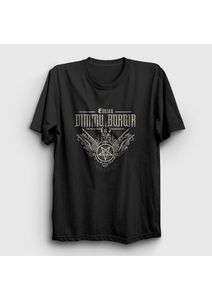 Unisex Siyah Eonian Dimmu Borgir T-Shirt