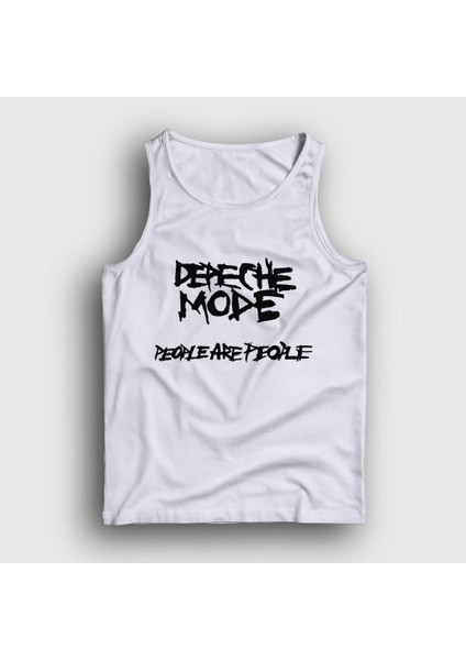 Unisex Beyaz People Depeche Mode Atlet