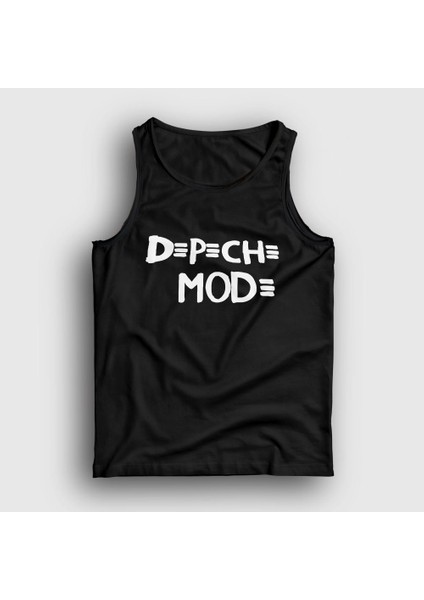 Unisex Siyah Logo Depeche Mode Atlet