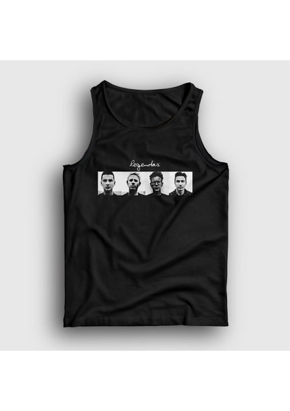 Unisex Siyah Legendas Depeche Mode Atlet