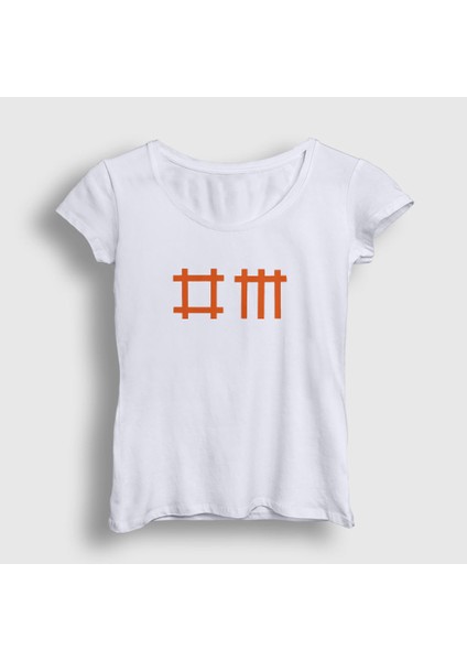 Kadın Beyaz DM Depeche Mode T-Shirt