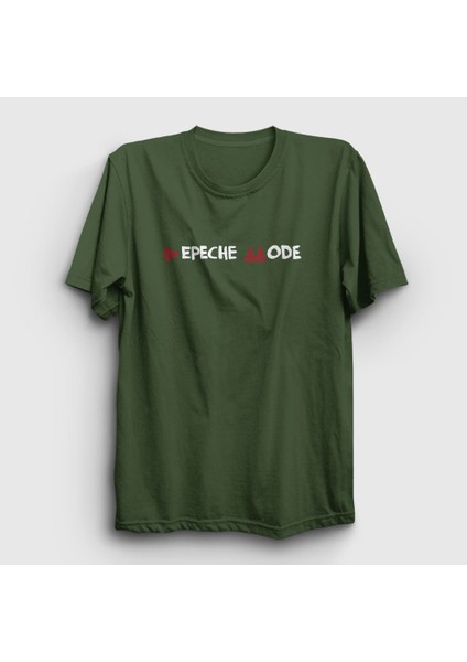 Unisex Haki Delta Depeche Mode T-Shirt