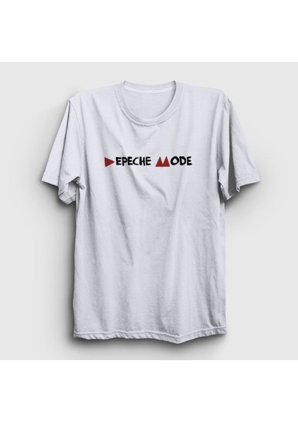 Unisex Beyaz Delta Depeche Mode T-Shirt