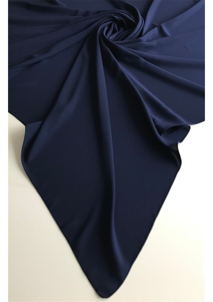 Medine Ipeği Eşarp Lacivert 120X120