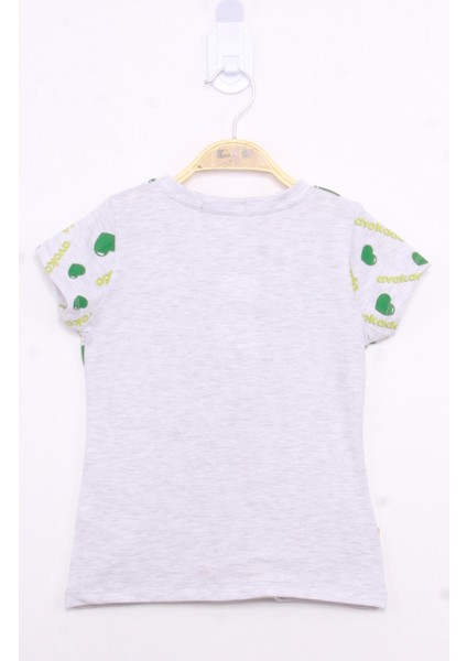 Kız Çocuk Avokado Baskılı Tişört fiyatları