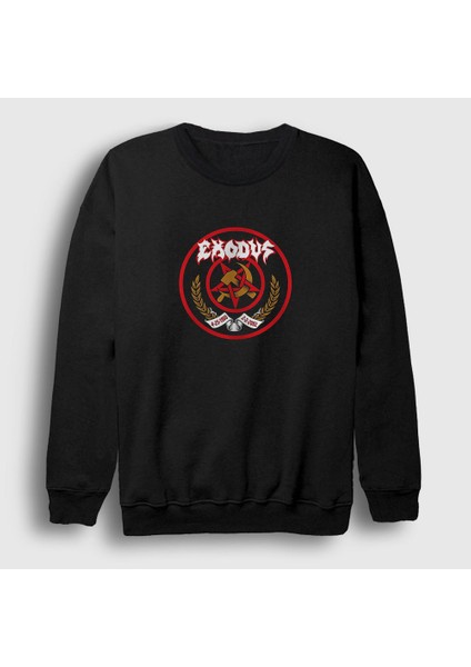 Unisex Siyah Hs Exodus Sweatshirt