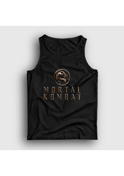 Unisex Siyah Logo V2 Mortal Kombat Atlet