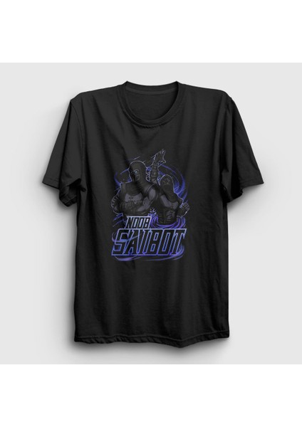 Unisex Siyah Noob Saibot Mortal Kombat T-Shirt
