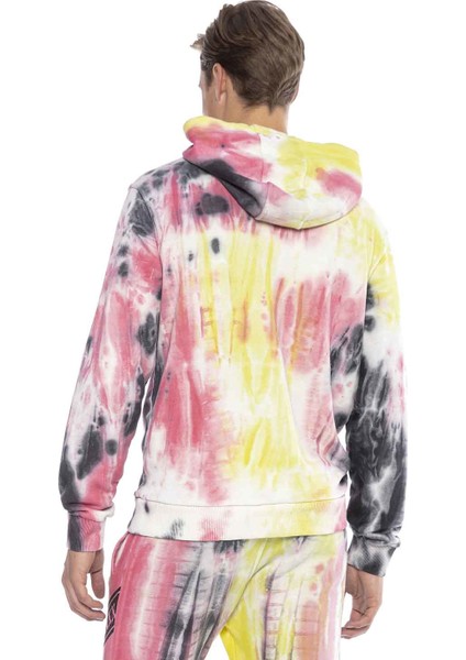 CL432 Kanguru Cep Renkli Erkek Hoodie Sweatshirt