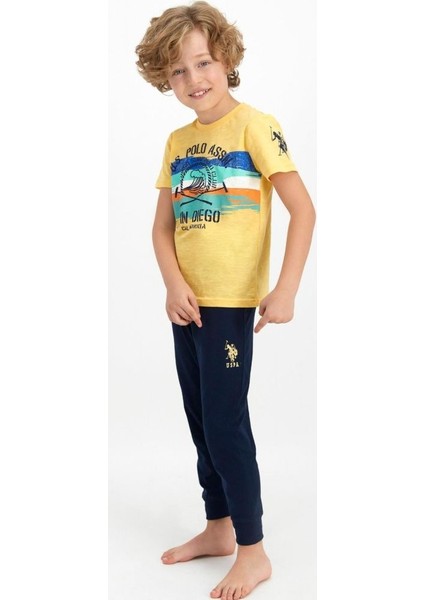 Erkek Çocuk Kısa Kol Pijama Takımı