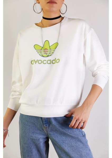 Avakado Baskılı T-Shirt