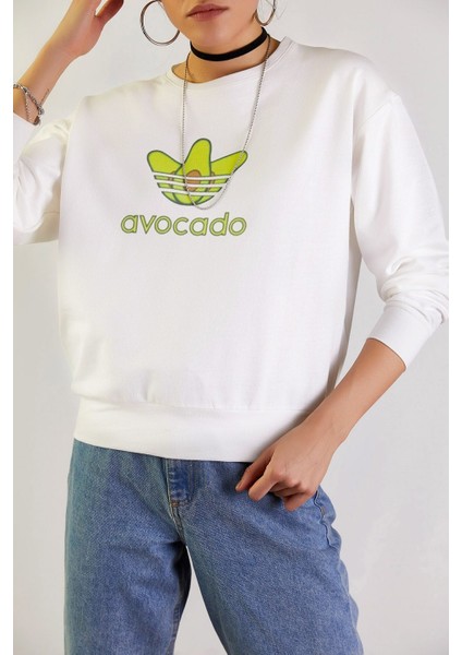 Avakado Baskılı T-Shirt