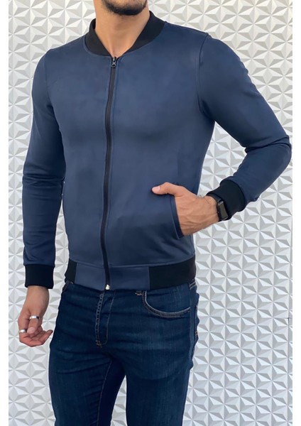 Eddy Slim Fit Mevsimlik Erkek Süet Ceket