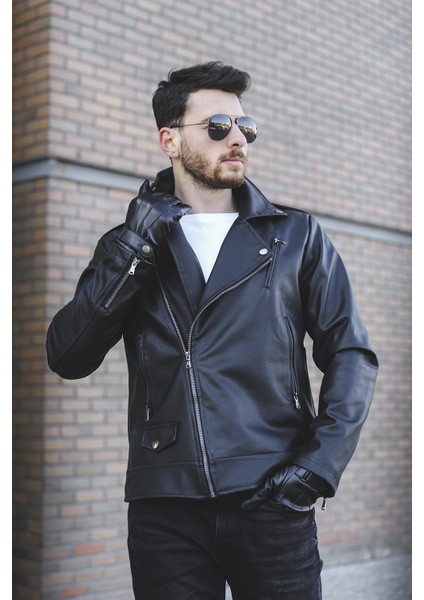 Tuci Aldrin Slim Fit Deri Ceket