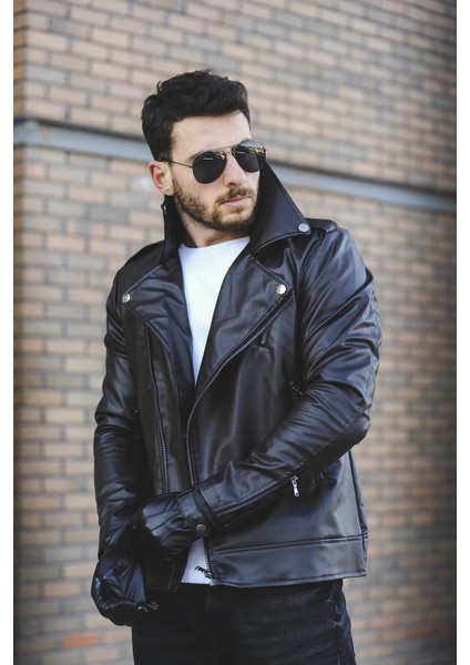 Tuci Aldrin Slim Fit Deri Ceket