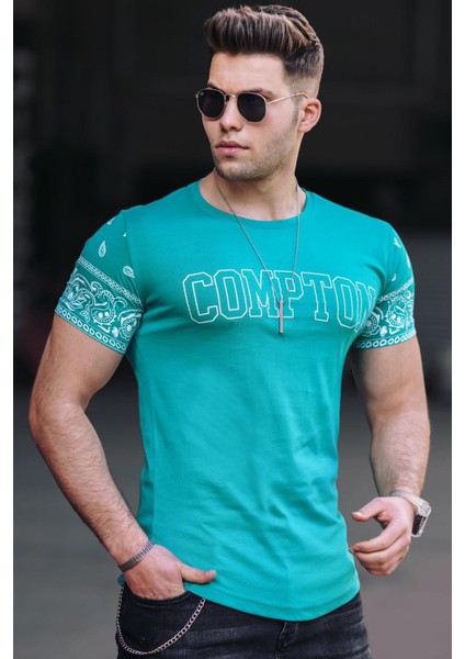 Yeşil Erkek Tişört 4988