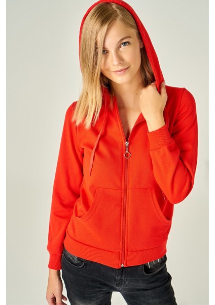 Kadın Kapüşonlu Sweatshirt