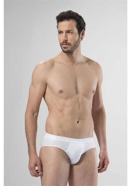 1203 Erkek Slip (Süprem) - Beyaz