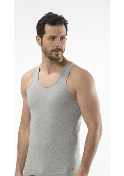 1302 Spor Erkek Atlet - Gri Melanj