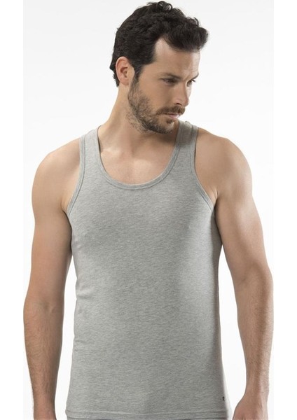 1302 Spor Erkek Atlet - Gri Melanj