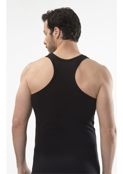 1302 Spor Erkek Atlet - Siyah