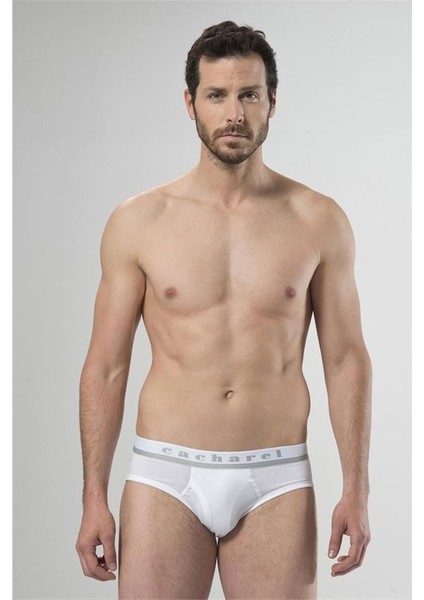 1311 Erkek Slip Bantlı - Beyaz