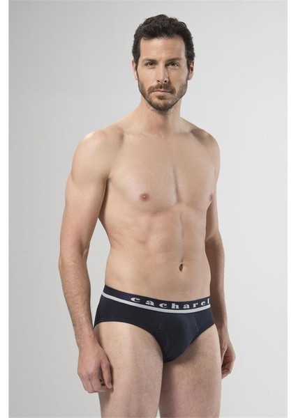 1311 Erkek Slip Bantlı - Lacivert